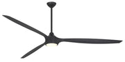 Pierce 84" LED Ceiling Fan in Coal Black / Shou Sugi Ban