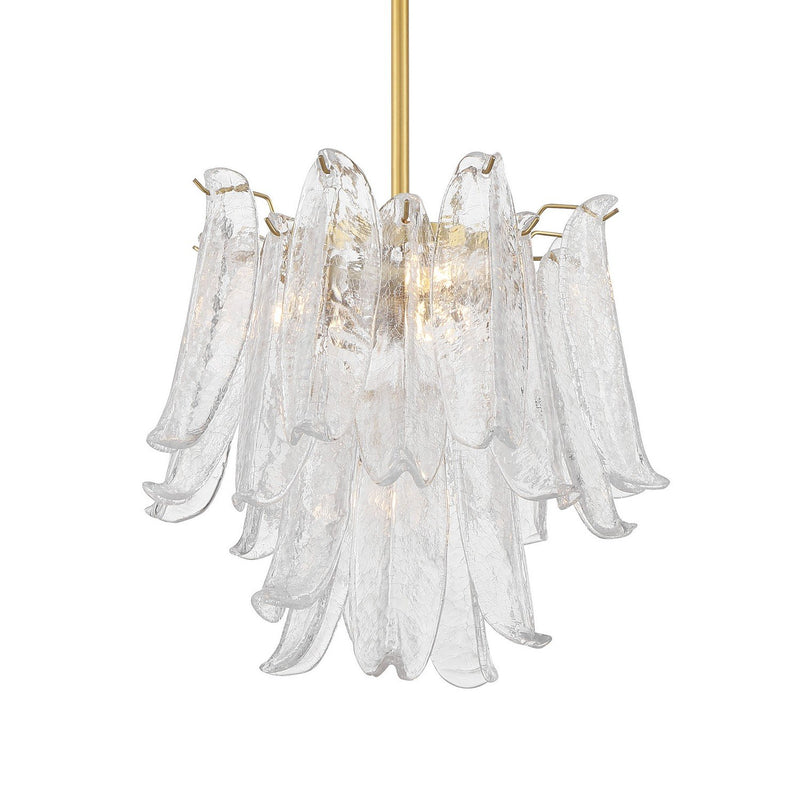 Regent 4-Light Chandelier in Legacy Brass