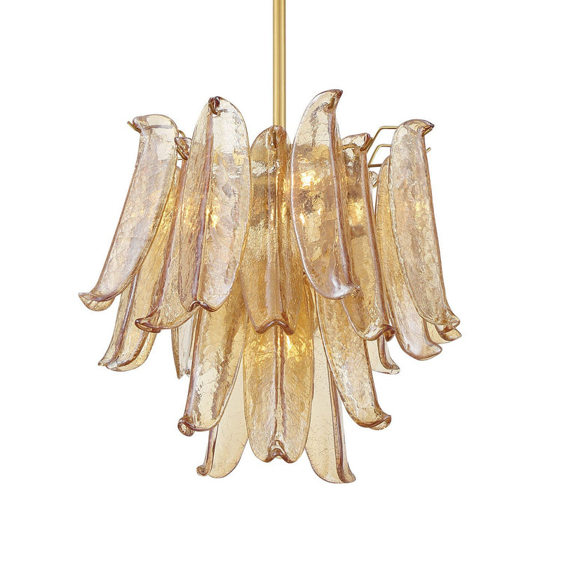Regent 4-Light Chandelier in Legacy Brass