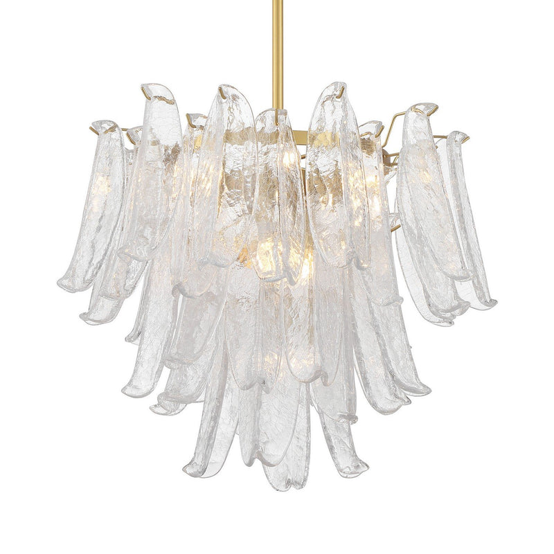 Regent 9-Light Chandelier in Legacy Brass