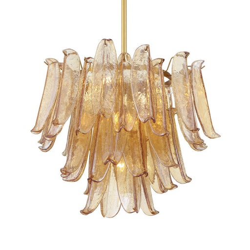 Regent 9-Light Chandelier in Legacy Brass