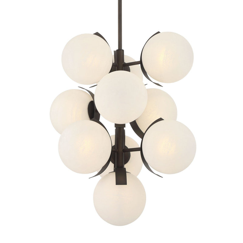 Vino 10-Light Pendant in Dark Bronze