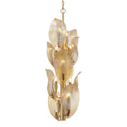 Orchid 10-Light Pendant in Legacy Brass