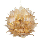 Orchid 24-Light Chandelier in Legacy Brass