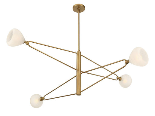 Orion 4-Light Chandelier in Legacy Brass