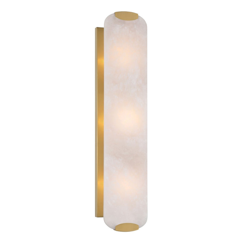Glowstone 3-Light Wall Sconce in Legacy Brass