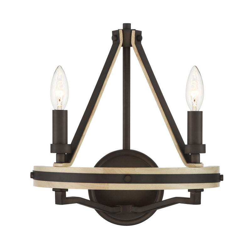 Sonoma 2-Light Wall Sconce in Dark Bronze