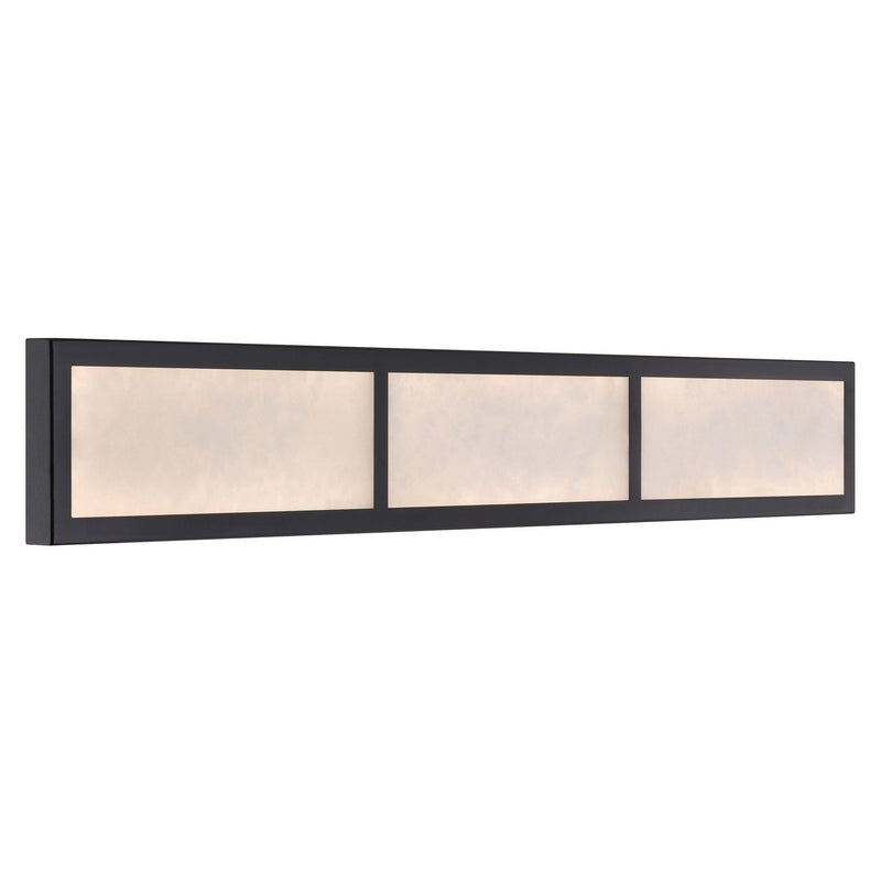 Stiles 36" LED Bath Vanity Light in Sand Coal Black