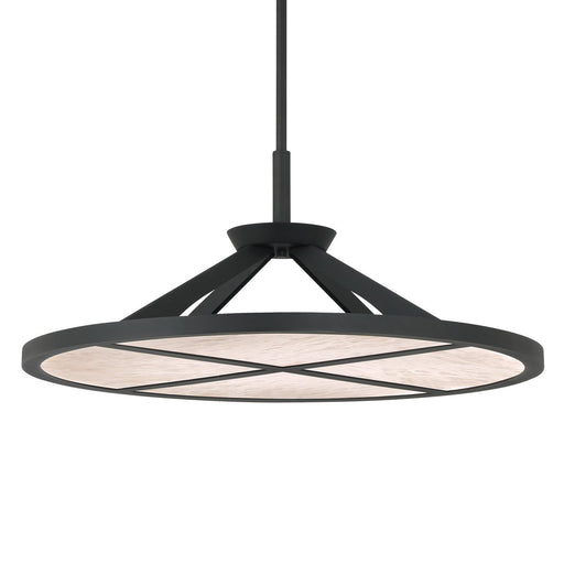 Stiles 28" LED Pendant in Sand Coal Black
