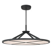 Stiles 36" LED Pendant in Sand Coal Black