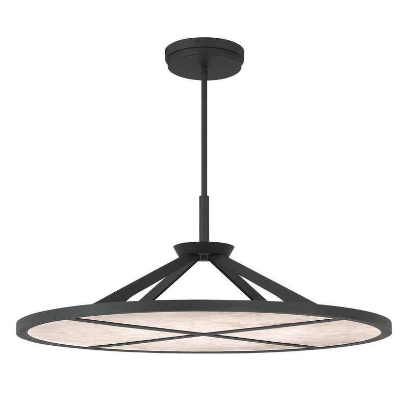 Stiles 36" LED Pendant in Sand Coal Black