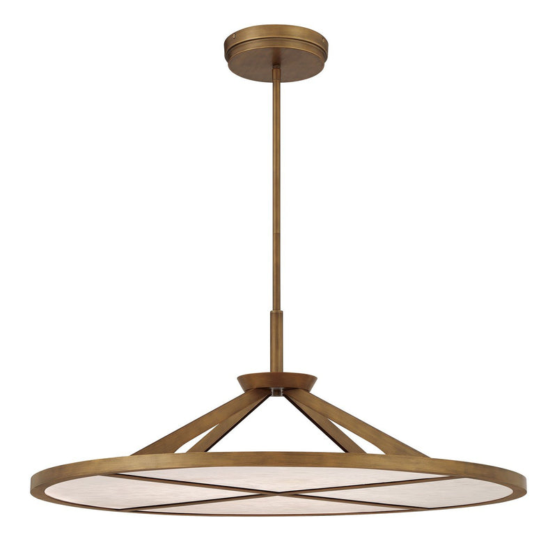 Stiles 36" LED Pendant in Ashen Gold