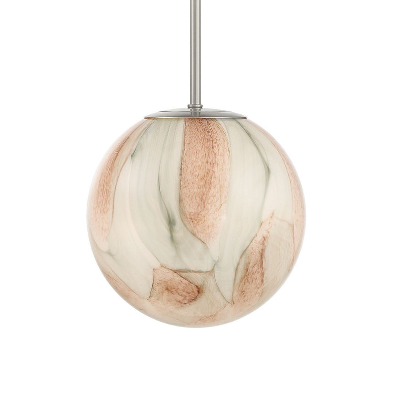 Desert Pendant in Brushed Nickel
