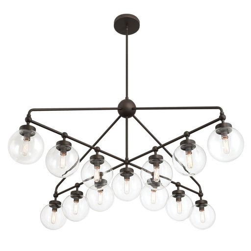 Stella 13-Light Chandelier in Dark Bronze