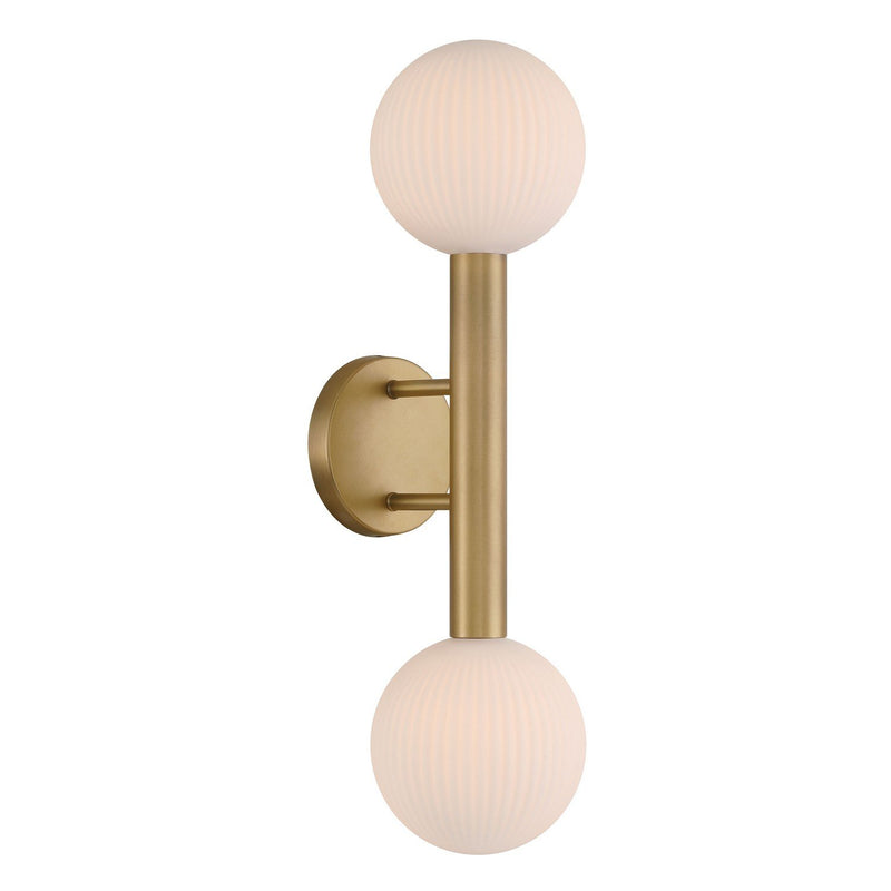 Fenton 2-Light Wall Sconce in Legacy Brass