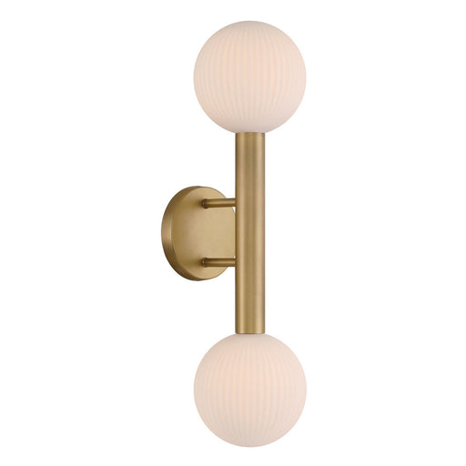 Fenton 2-Light Wall Sconce in Legacy Brass