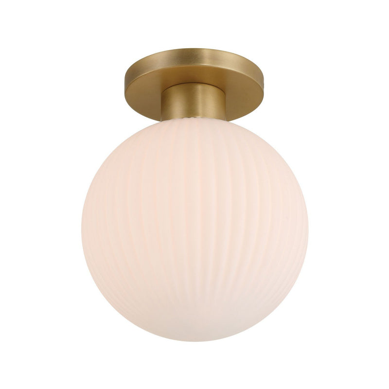 Fenton Semi-Flush Mount in Legacy Brass