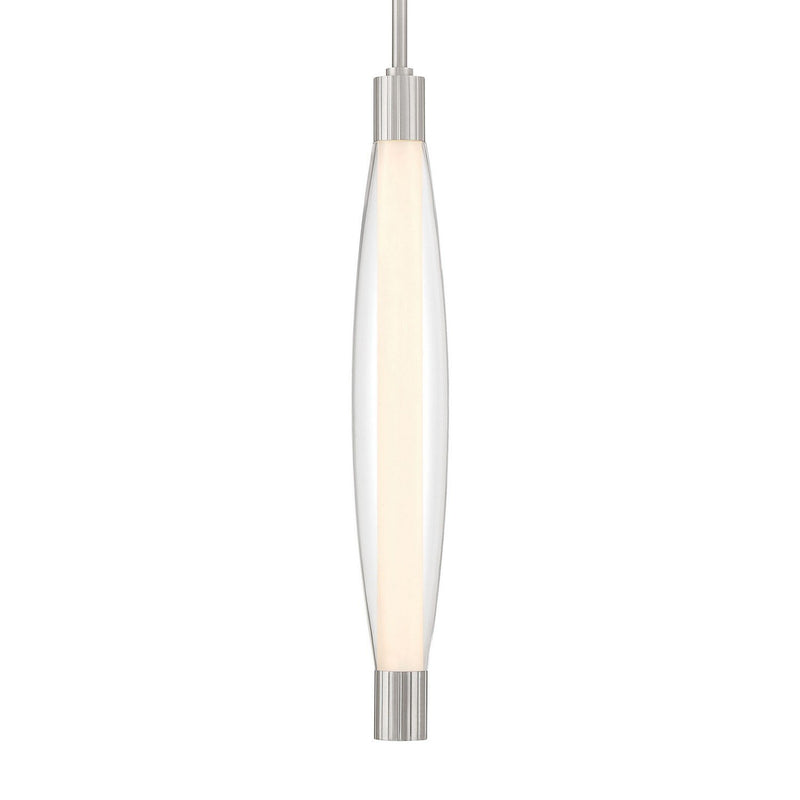 Verto LED Mini Pendant in Brushed Nickel