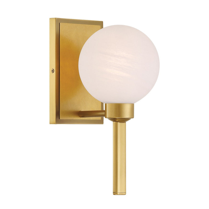 Mooncrest Bath Sconce in Legacy Brass