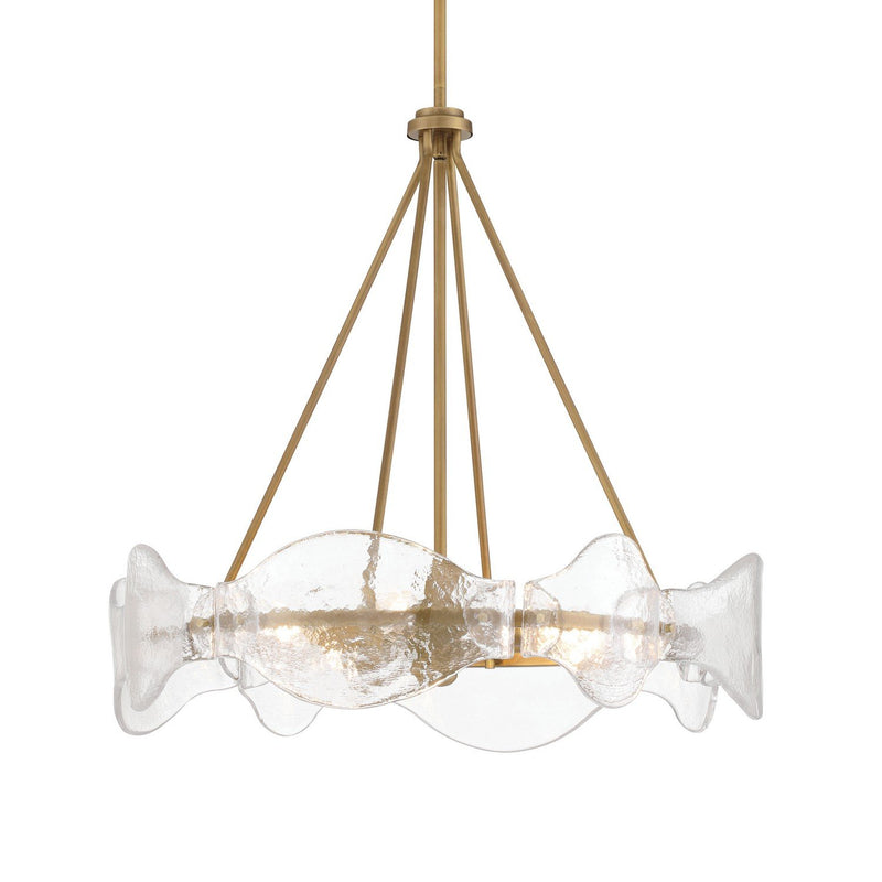 Elora 6-Light Pendant in Legacy Brass