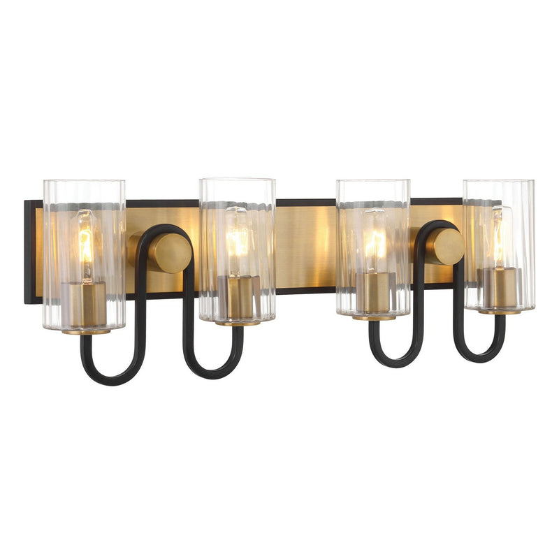 Orla 4-Light Bath Vanity Light in Legacy Brass
