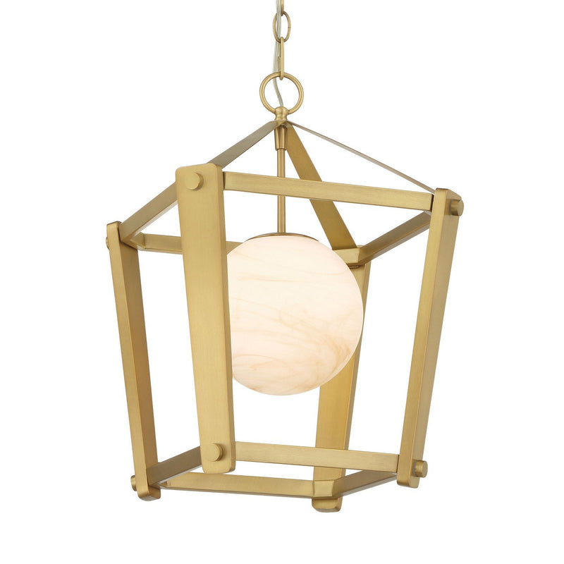Shimmer Pendant in Legacy Brass