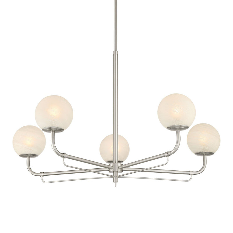 Whitehall 5-Light Chandelier in Brushed Nickel