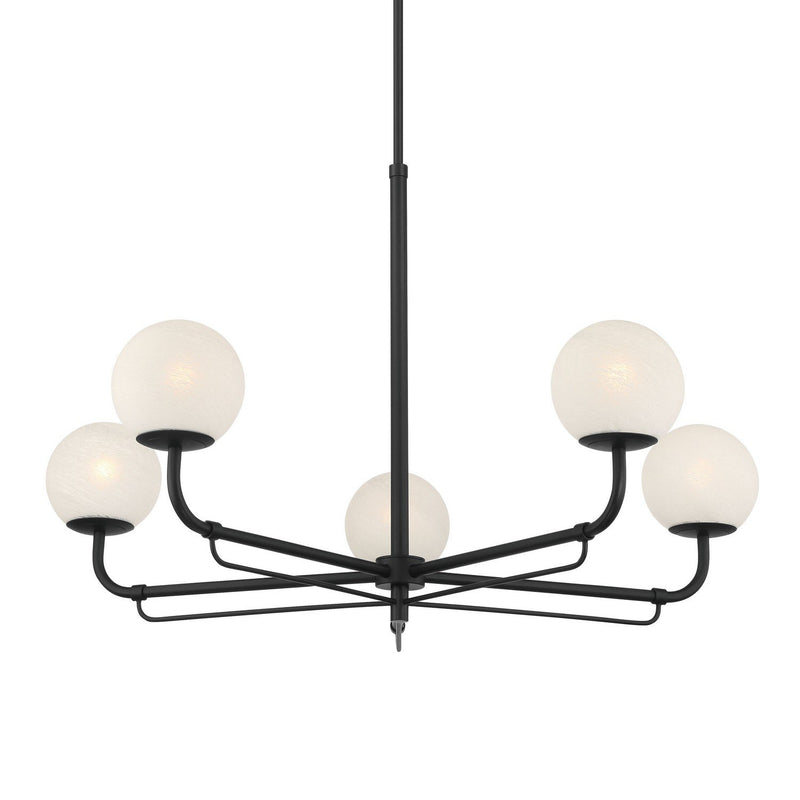 Whitehall 5-Light Chandelier in Dark Matte Black