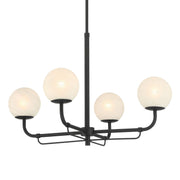 Whitehall 4-Light Chandelier in Dark Matte Black