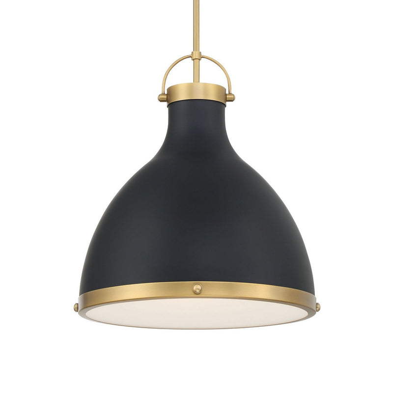 Lynk Pendant in Dark Matte Black