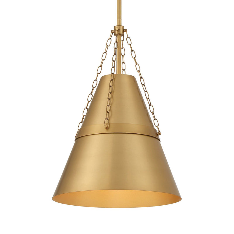 Springfield Pendant in Legacy Brass