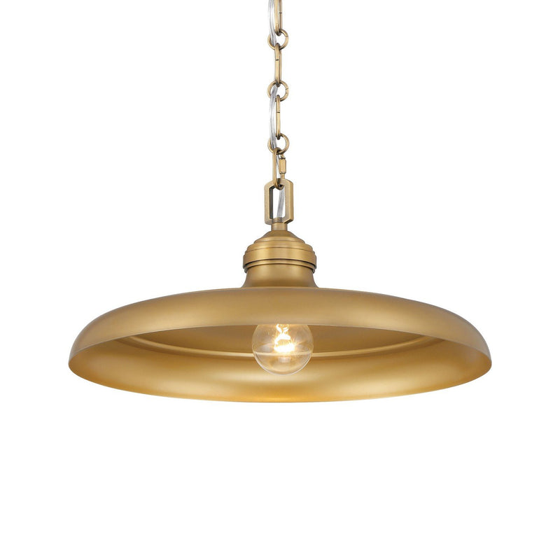 Crowne Pendant in Legacy Brass