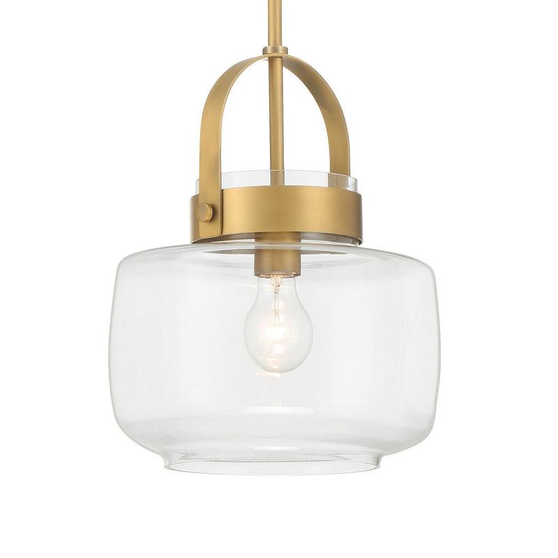 Wickglow Pendant in Legacy Brass