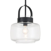 Wickglow Pendant in Dark Matte Black