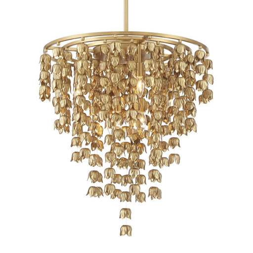 Ashgrove 8-Light Chandelier in Legacy Brass