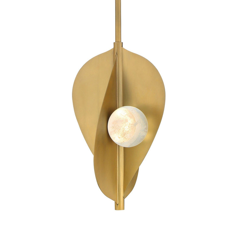 Pod LED Pendant in Legacy Brass