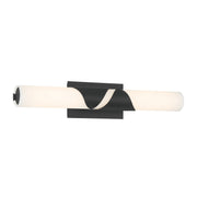 Grafton LED Bath Vanity Light in Dark Matte Black