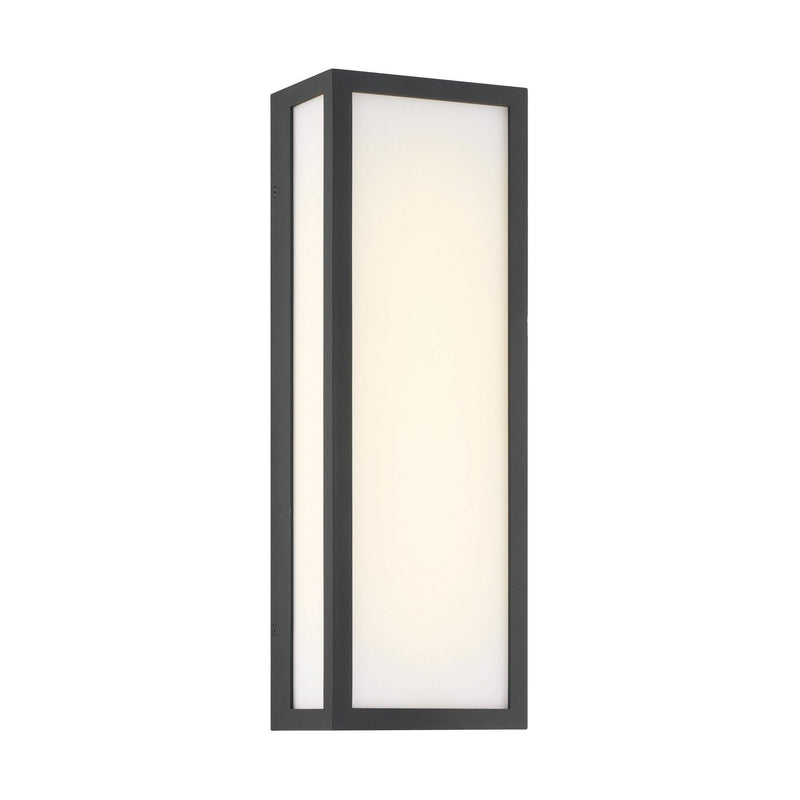 Marlborough Medium LED Outdoor Wall Sconce in Sand Coal Black
