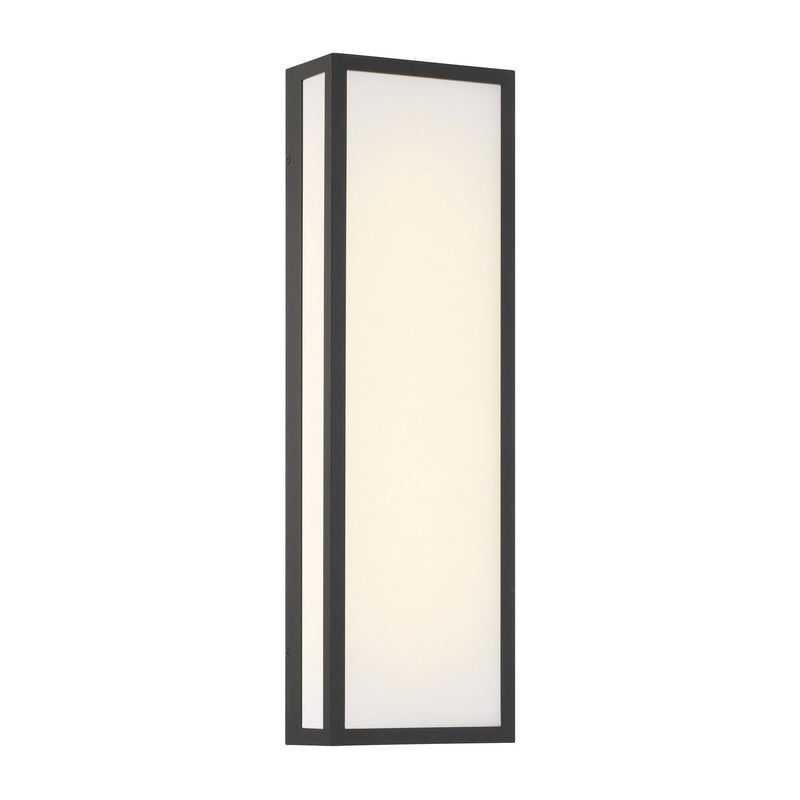 Marlborough Large LED Outdoor Wall Sconce in Sand Coal Black