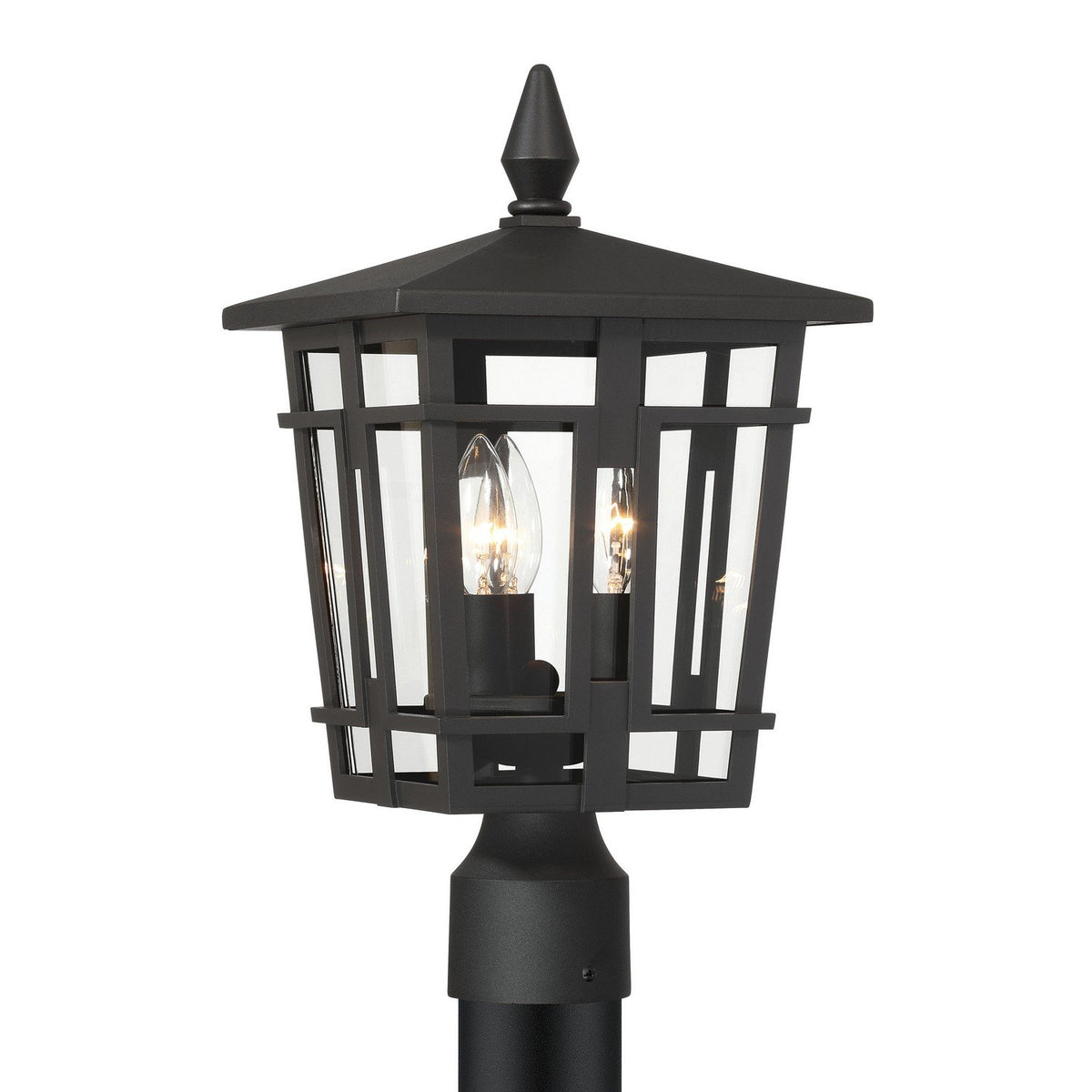 Fieldstone 3-Light Outdoor Post Light | Minka Lavery — Lamps Expo