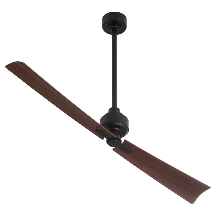 Twain Patio Fan in Matte Black