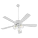 Ovation Ceiling Fan in Studio White