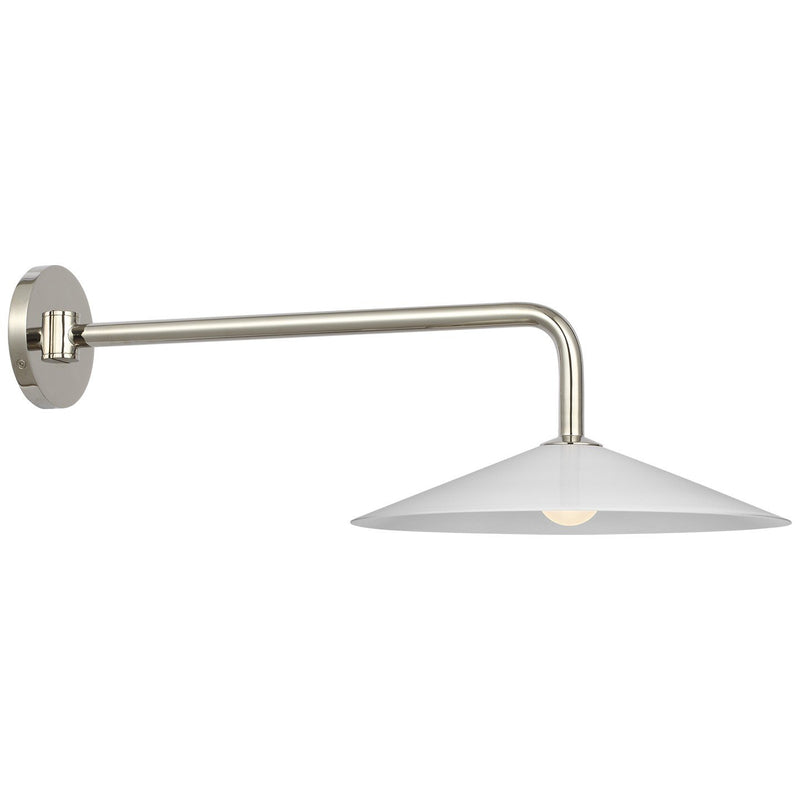 Ponce 9" Articulating Wall Sconce in Polished Nickel