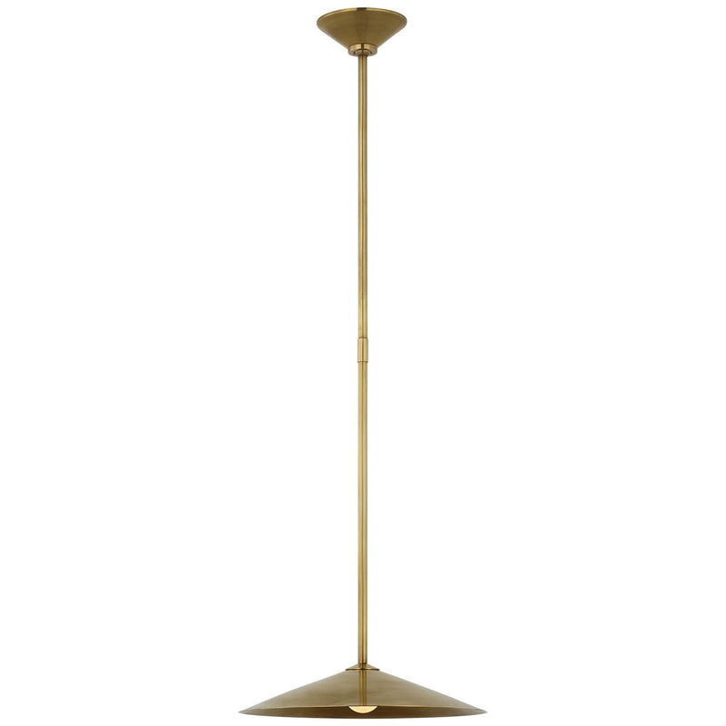 Ponce 13" Pendant in Hand-Rubbed Antique Brass