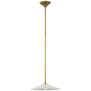 Ponce 13" Pendant in Hand-Rubbed Antique Brass