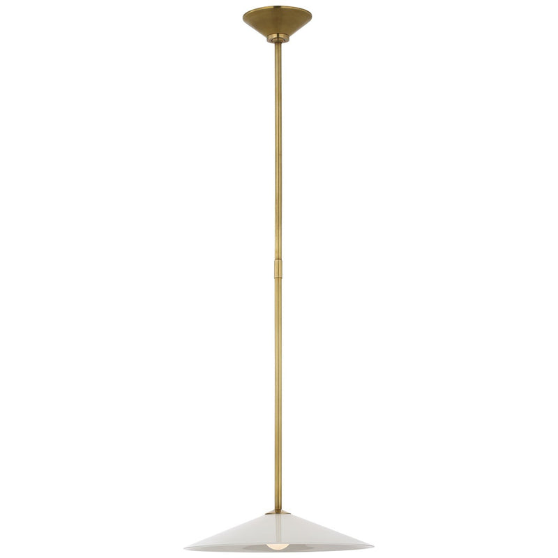 Ponce 13" Pendant in Hand-Rubbed Antique Brass