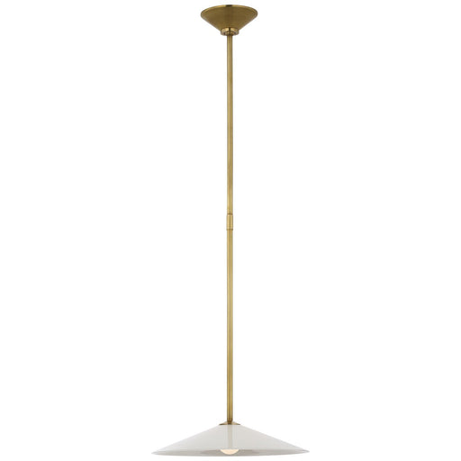 Ponce 13" Pendant in Hand-Rubbed Antique Brass