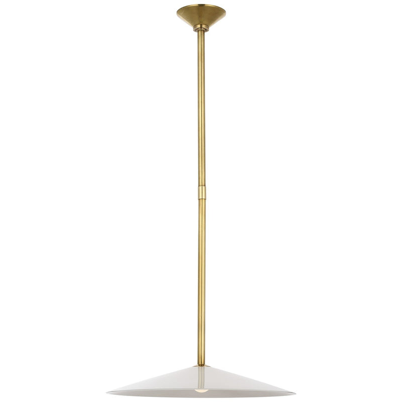 Ponce 18" Pendant in Hand-Rubbed Antique Brass