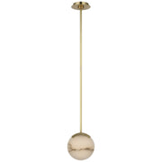 Melange 7" Pendant in Antique-Burnished Brass