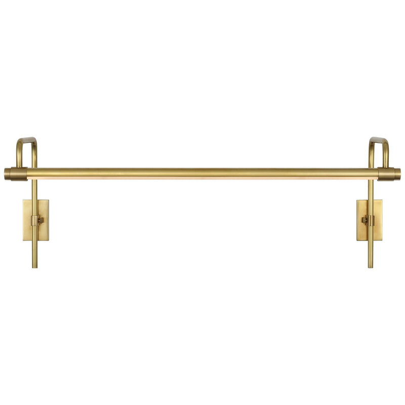 Kidd 24" Frame Mount Picture Light in Hand-Rubbed Antique Brass
